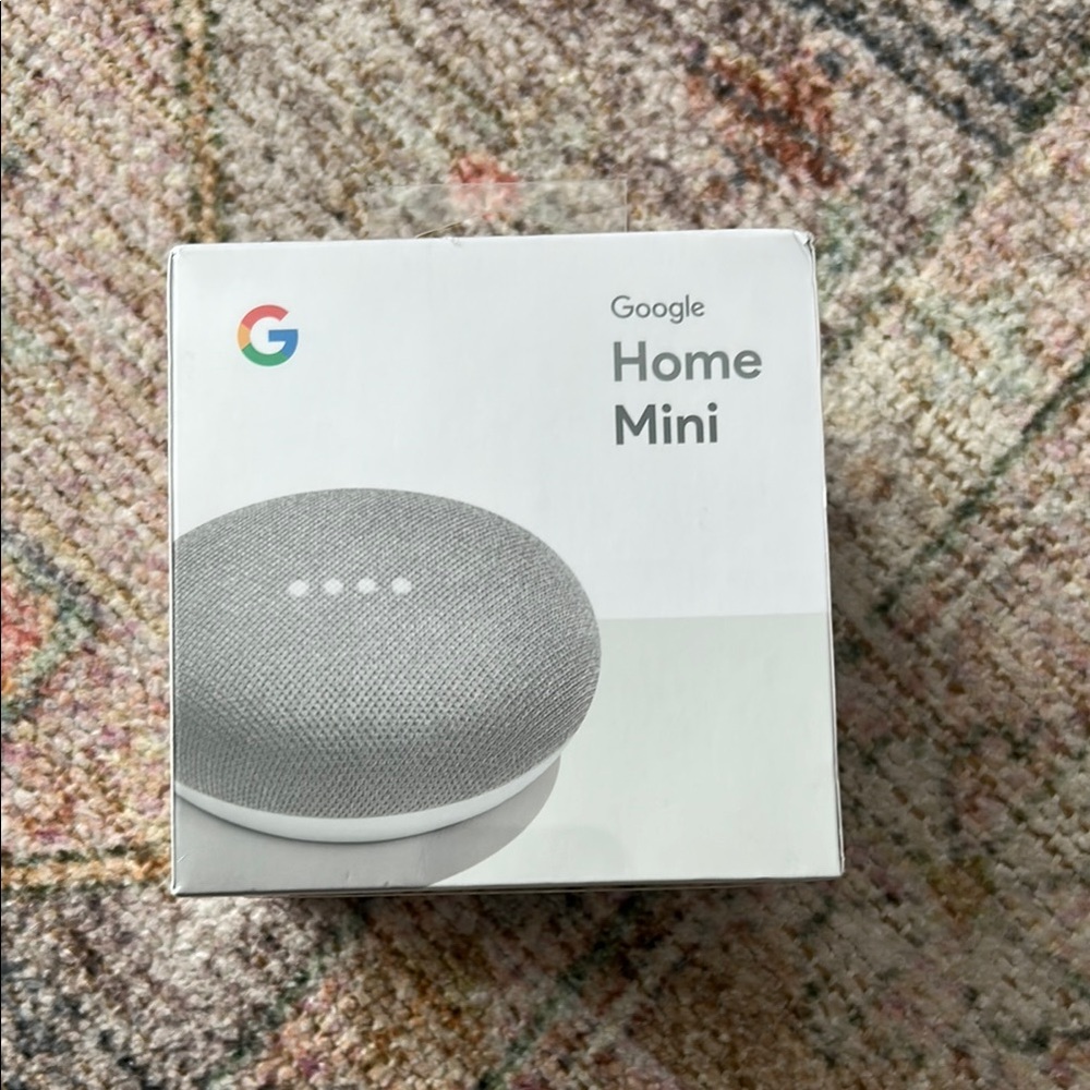 NEW- Google Home Mini Smart Speaker - Gray